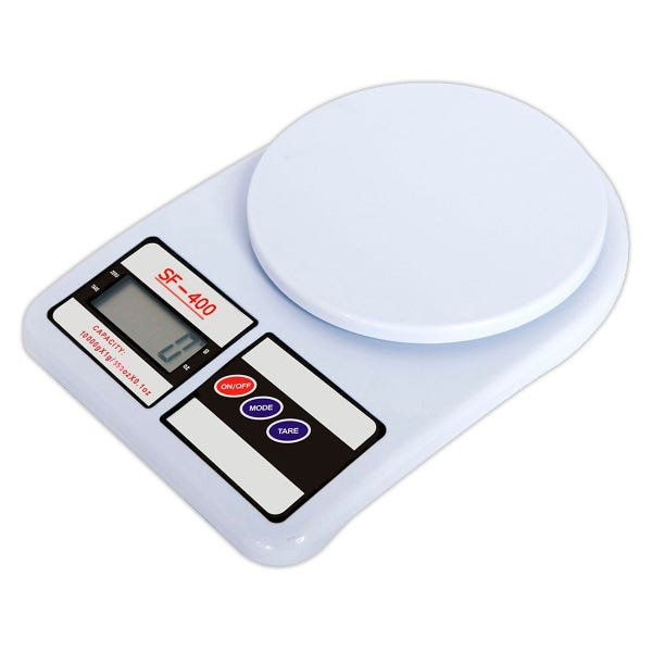 Balança digital de cozinha SF-400 — até 10 kg