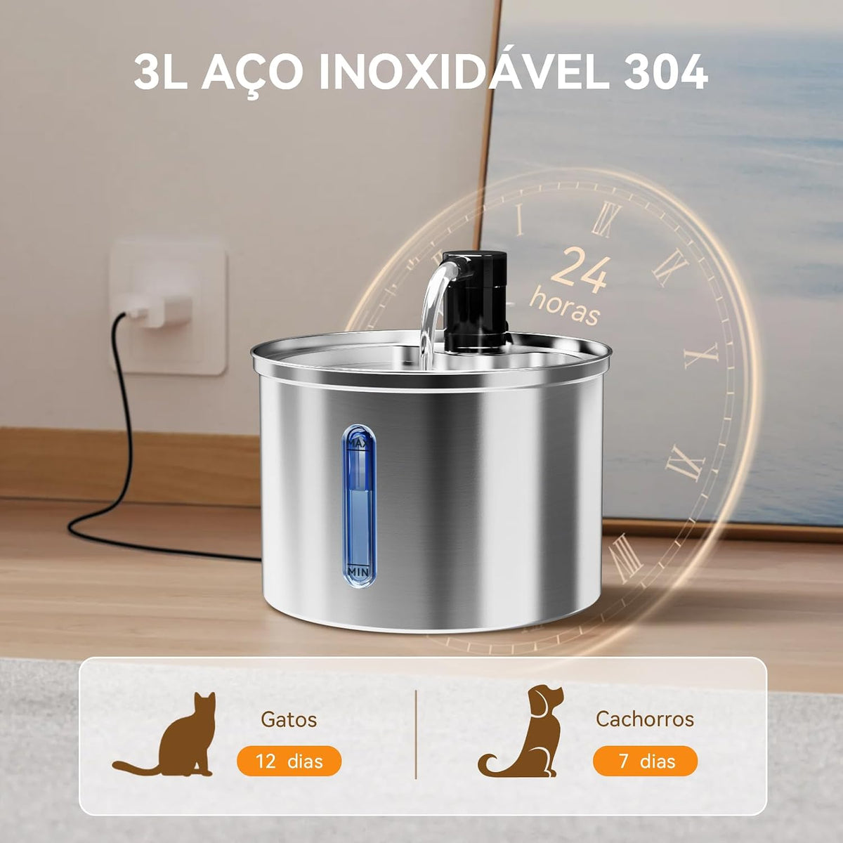 Fonte elétrica NEWPET 3 litros — foto 3