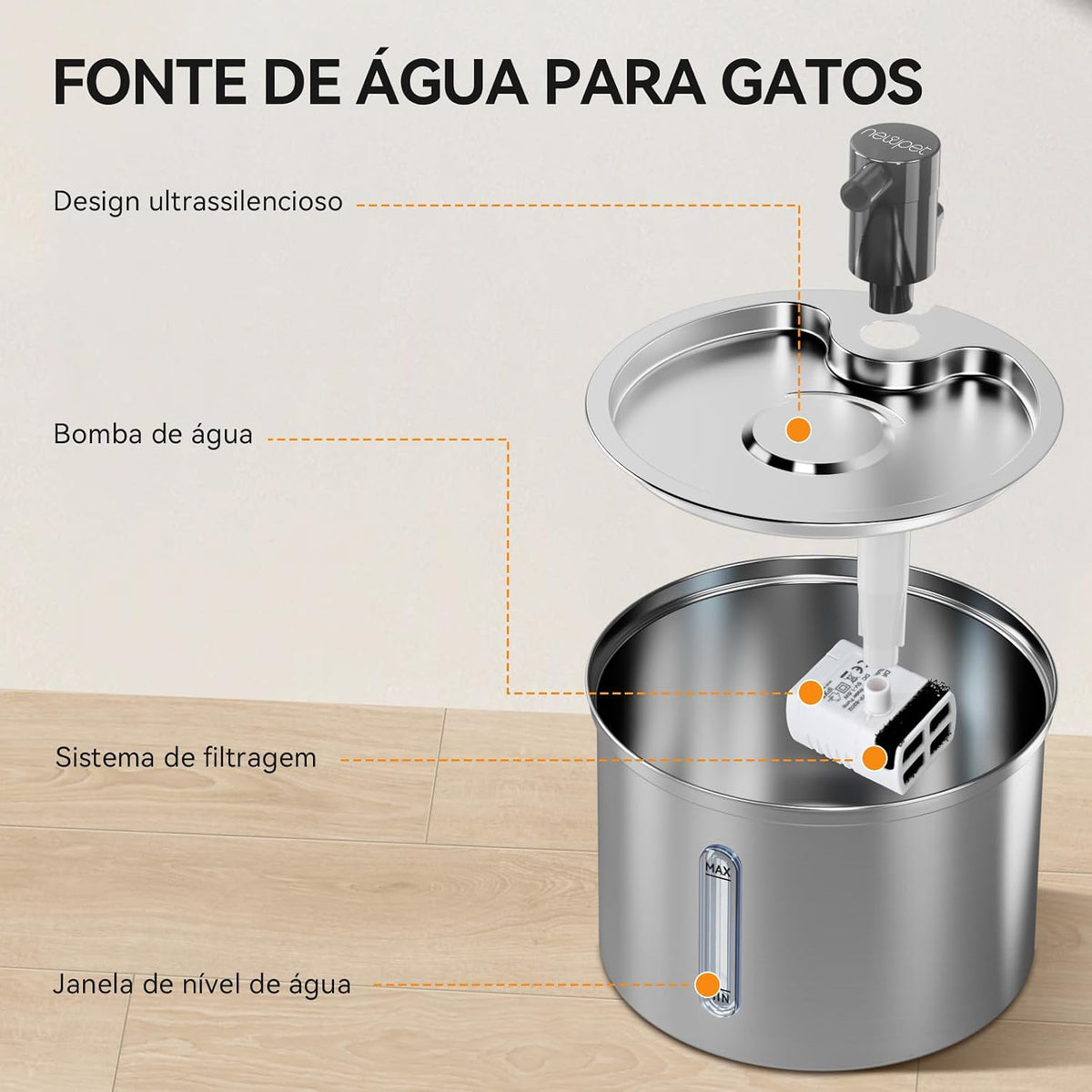 Fonte elétrica NEWPET 3 litros — foto 5