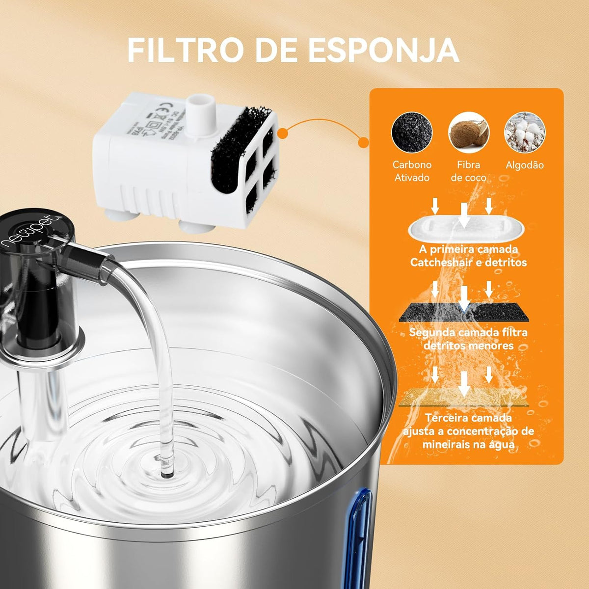 Fonte elétrica NEWPET 3 litros — foto 6