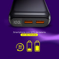 Power Bank Geonav PB20K20WSG 20.000 mAh cinza espacial — foto 3