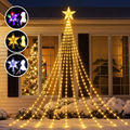 Cascata de LED para Árvore de Natal – Iluminação Natalina SwanChristmas