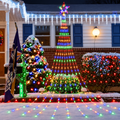 Cascata de LED para Árvore de Natal – Iluminação Natalina SwanChristmas