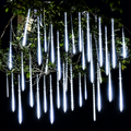 Cortina Chuva de LED com 8 Tubos Bivolt – Decoração de Natal