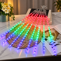 Cortina Chuva de LED com 8 Tubos Bivolt – Decoração de Natal