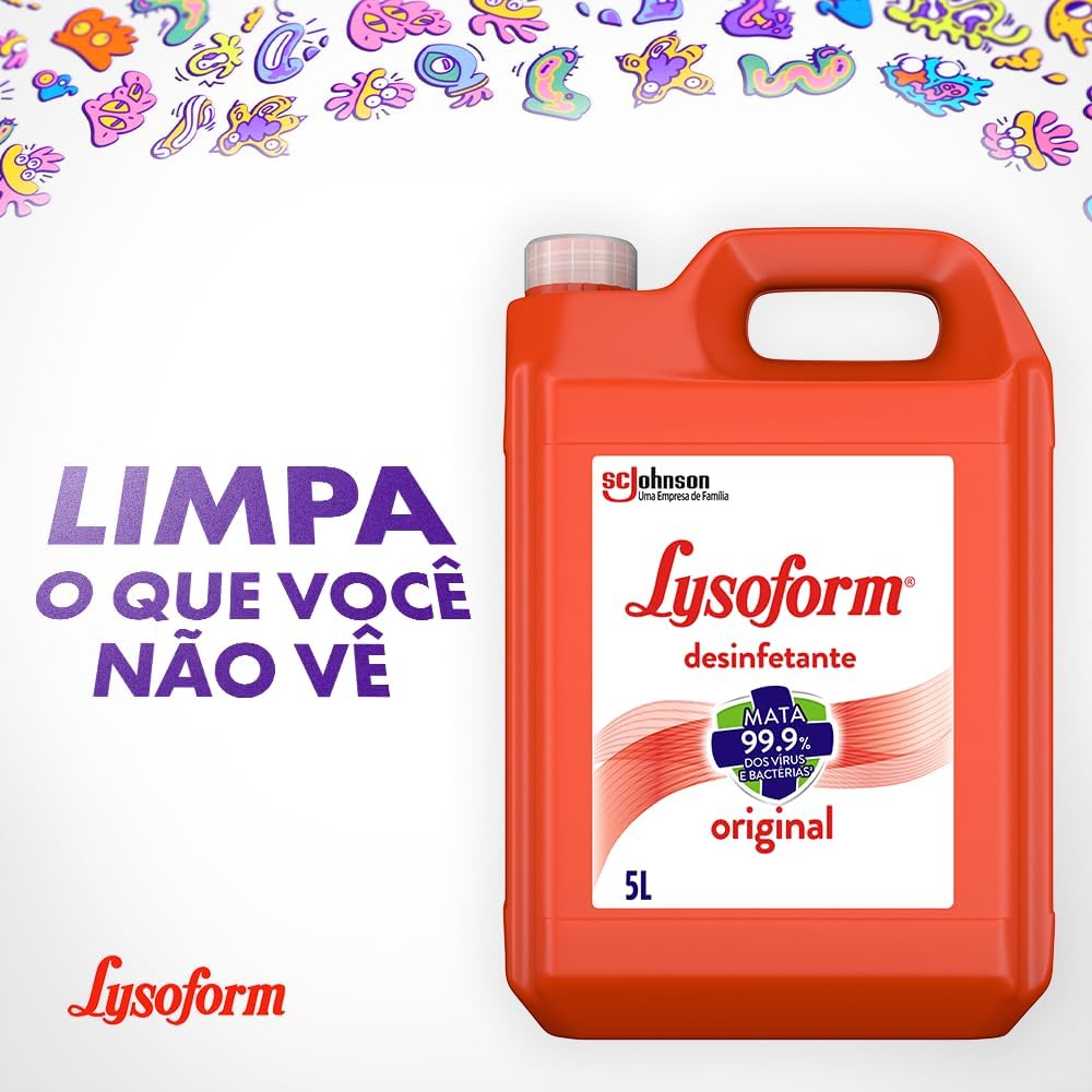 Desinfetante Lysoform Original — 5 litros — foto 6