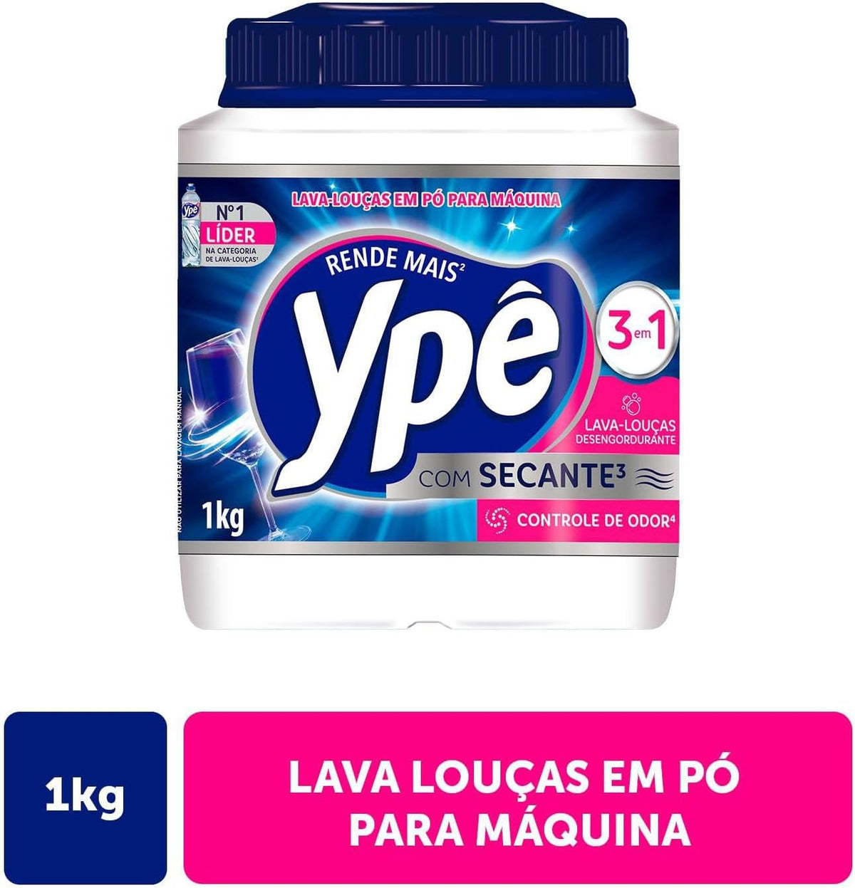 Detergente em pó Ypê para lava-louças — 1 kg — foto 2