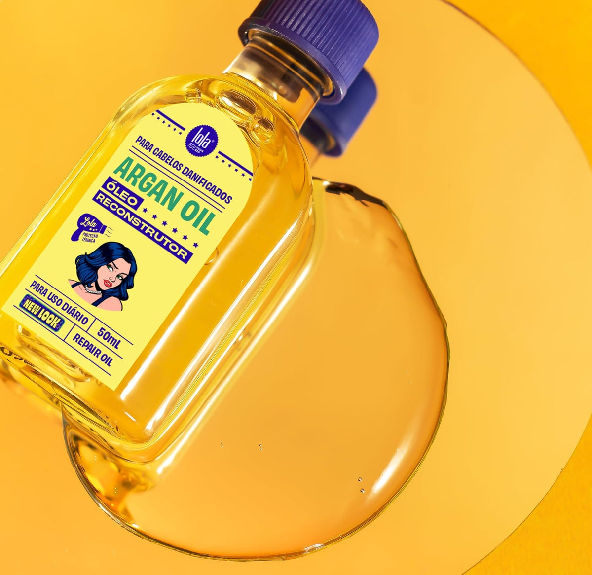 Óleo reparador Argan Oil Lola Cosmetics — 50 ml — foto 2