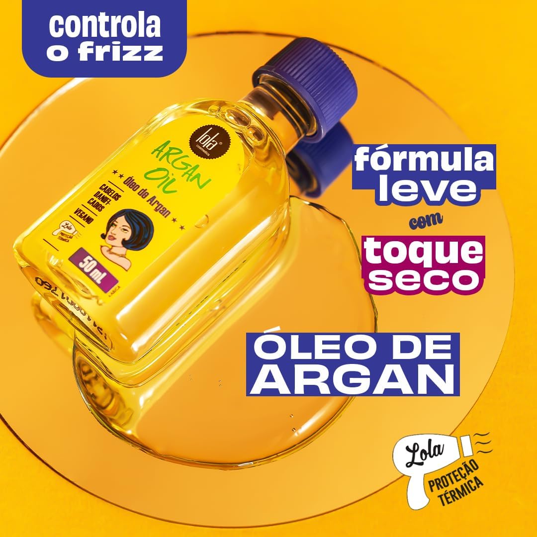 Óleo reparador Argan Oil Lola Cosmetics — 50 ml — foto 3