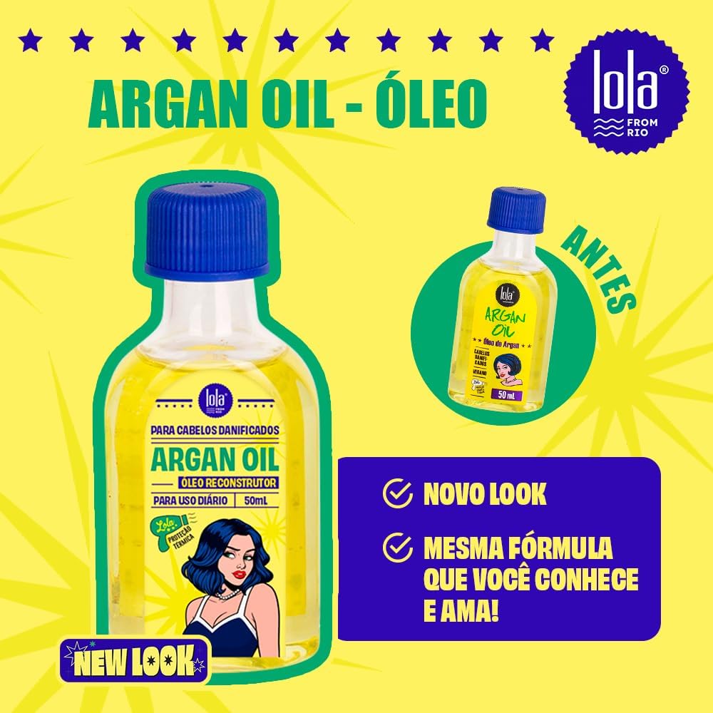 Óleo reparador Argan Oil Lola Cosmetics — 50 ml — foto 4