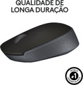 Mouse sem fio Logitech M170 — foto 5