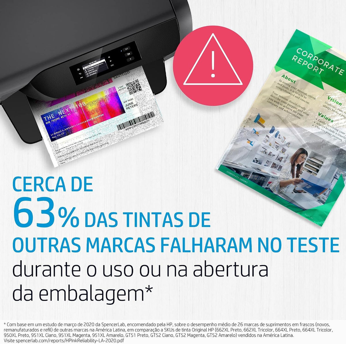 Cartucho de tinta HP 664 preto — foto 5