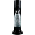 Máquina SodaStream Gaia preta com garrafa