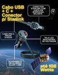 Kit Starlink Mini veicular branco — foto 5