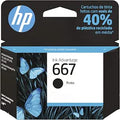 Cartucho de tinta HP 667 preto